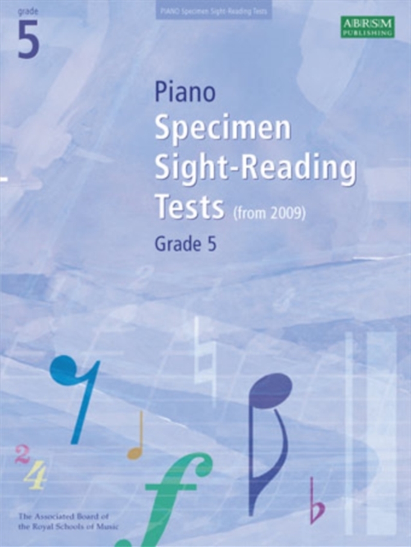 Piano Specimen Sight-Reading Tests, Grade 5/Product Detail/Media