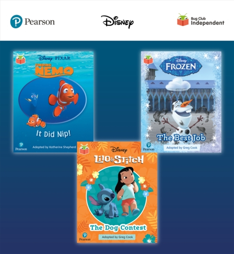 Pearson Bug Club Disney Reception Pack C, Including Decodable Phonics Readers For Phases 2 And 3: Fi/Product Detail/English