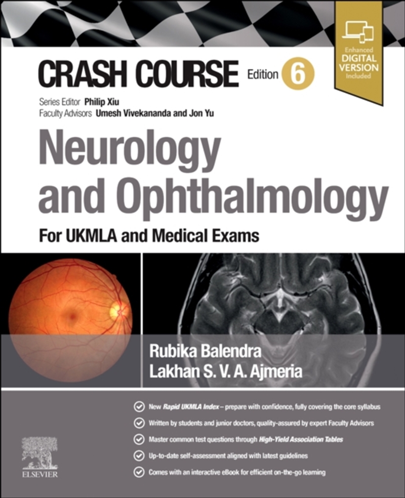 Crash Course Neurology And Ophthalmology : For Ukmla And Medical Exams/Product Detail/Healthcare