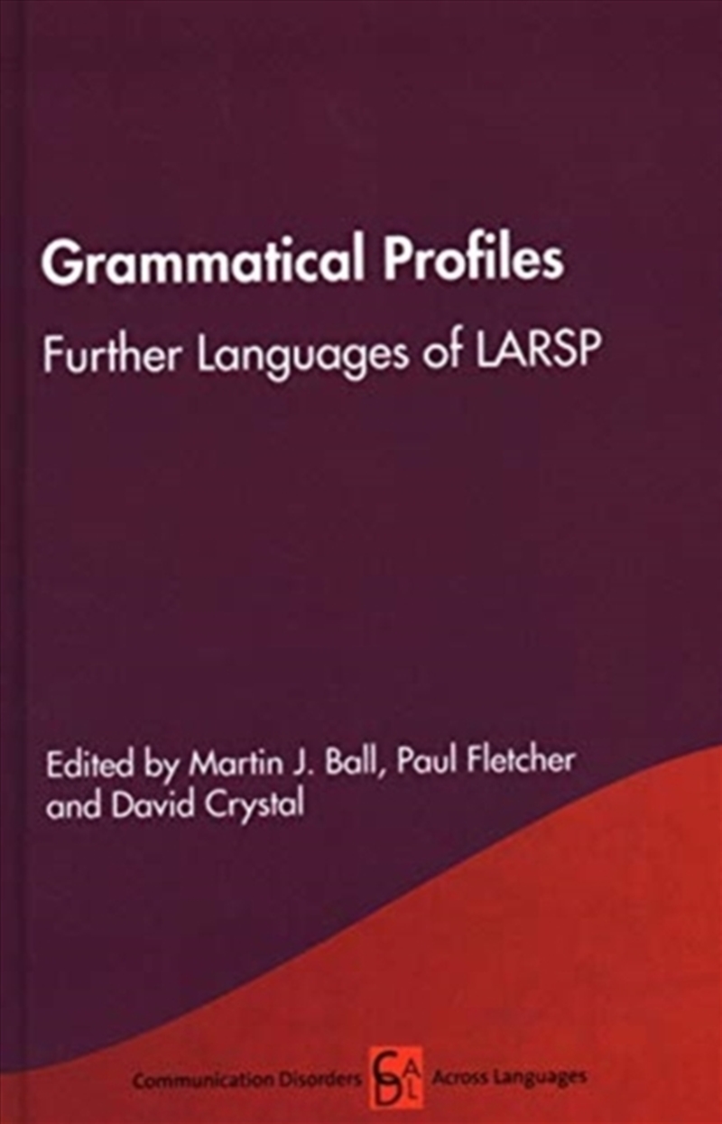 Grammatical Profiles : Further Languages Of Larsp/Product Detail/Language & Linguistics