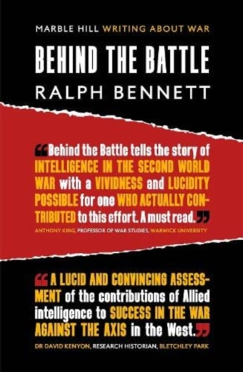 Behind The Battle : Intelligence In The War With Germany, 1939-45/Product Detail/History