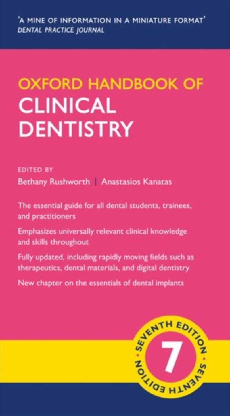 Oxford Handbook Of Clinical Dentistry/Product Detail/Healthcare