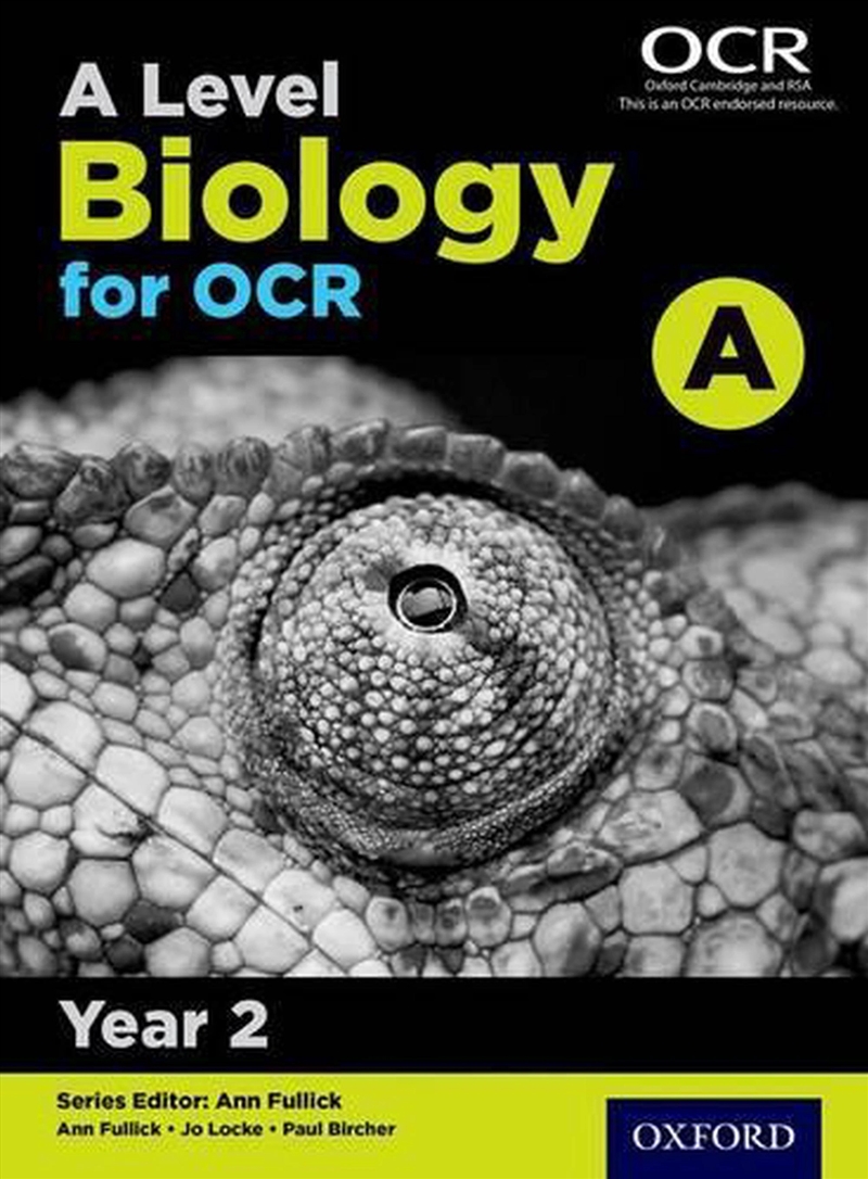 A Level Biology For Ocr A: Year 2/Product Detail/Education & Textbooks