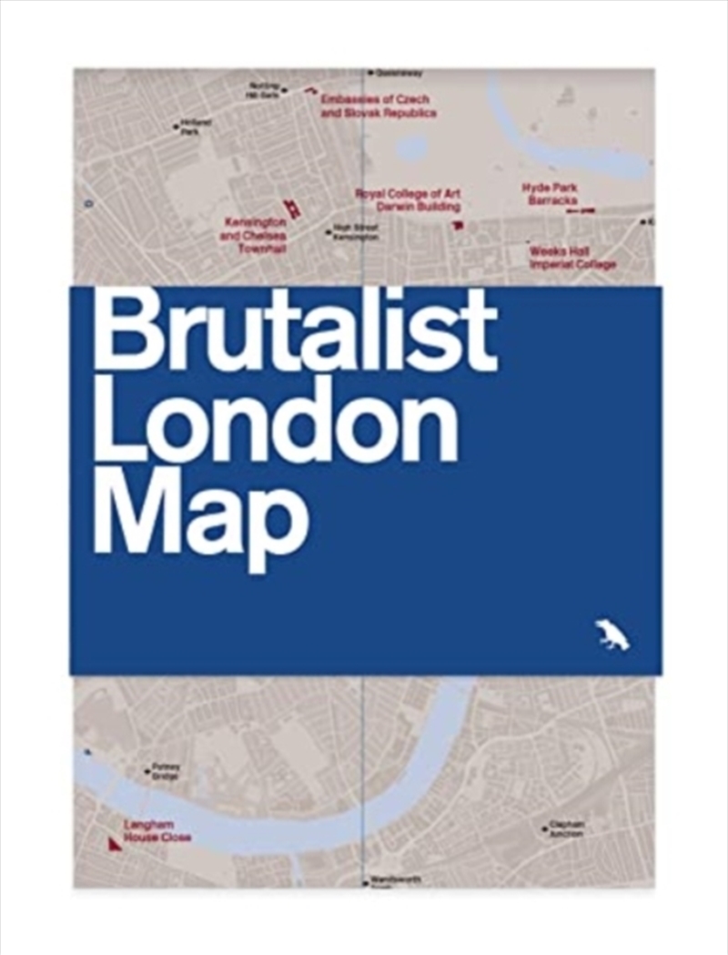 Brutalist London Map : Guide To Brutalist Architecture In London - 2nd Edition/Product Detail/Geography