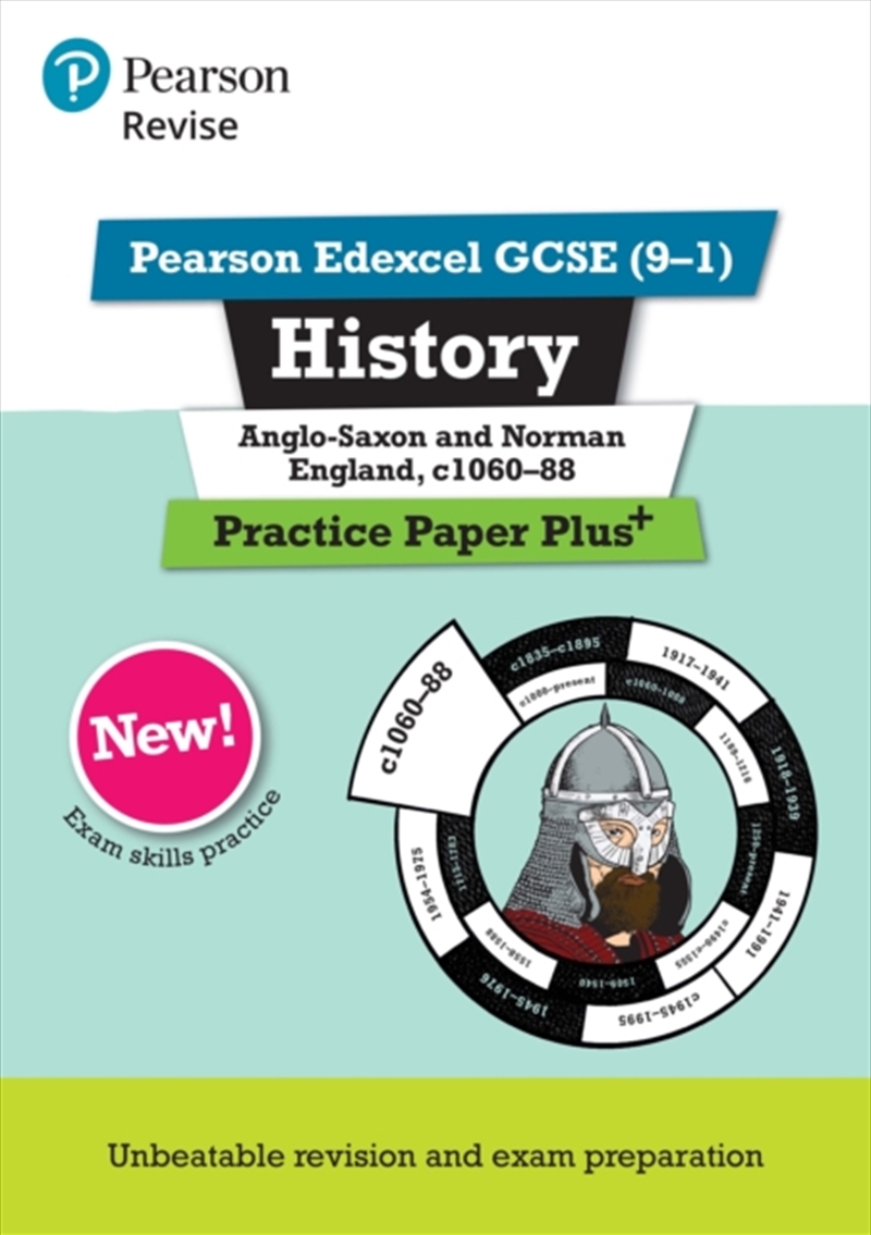 Pearson Revise Edexcel Gcse History Anglo-Saxon And Norman England, C1060-88 Practice Paper Plus/Product Detail/Education & Textbooks