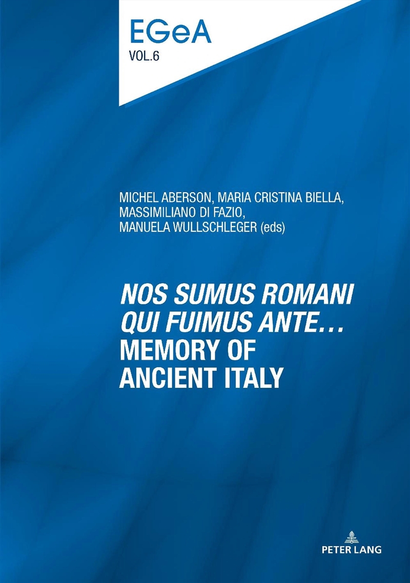 «Nos Sumus Romani Qui Fuimus Ante Memory Of Ancient Italy/Product Detail/Literature & Poetry