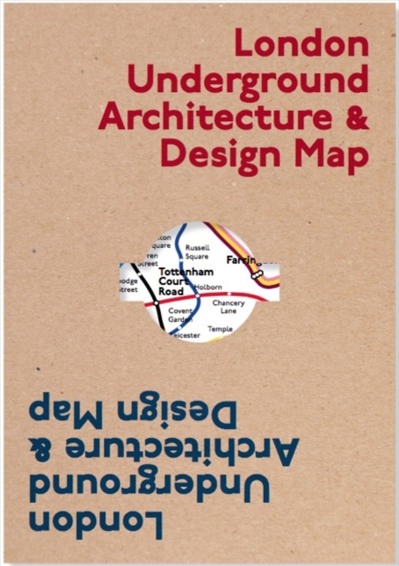 London Underground Architecture & Design Map/Product Detail/Geography