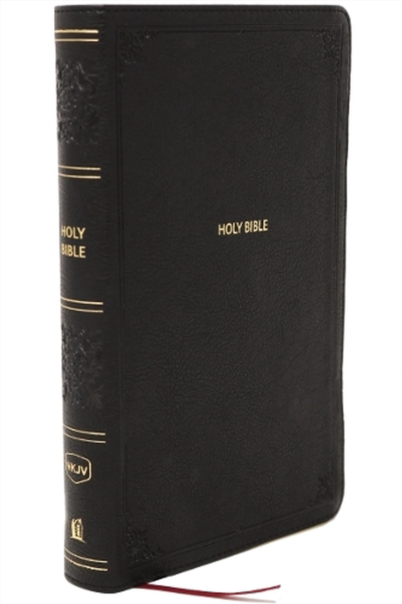 Nkjv Giant Print End-Of-Verse Reference Bible, Black Leathersoft, Red Letter, Comfort Print (Thumb I/Product Detail/Religion & Beliefs
