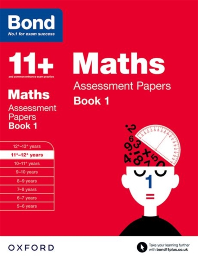 Bond 11+: Maths: Assessment Papers : 11+-12+ Years Book 1/Product Detail/Maths