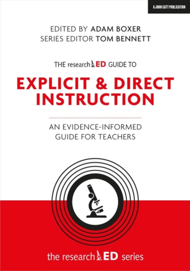 The Researched Guide To Explicit And Direct Instruction : An Evidence-Informed Guide For Teachers/Product Detail/Teaching