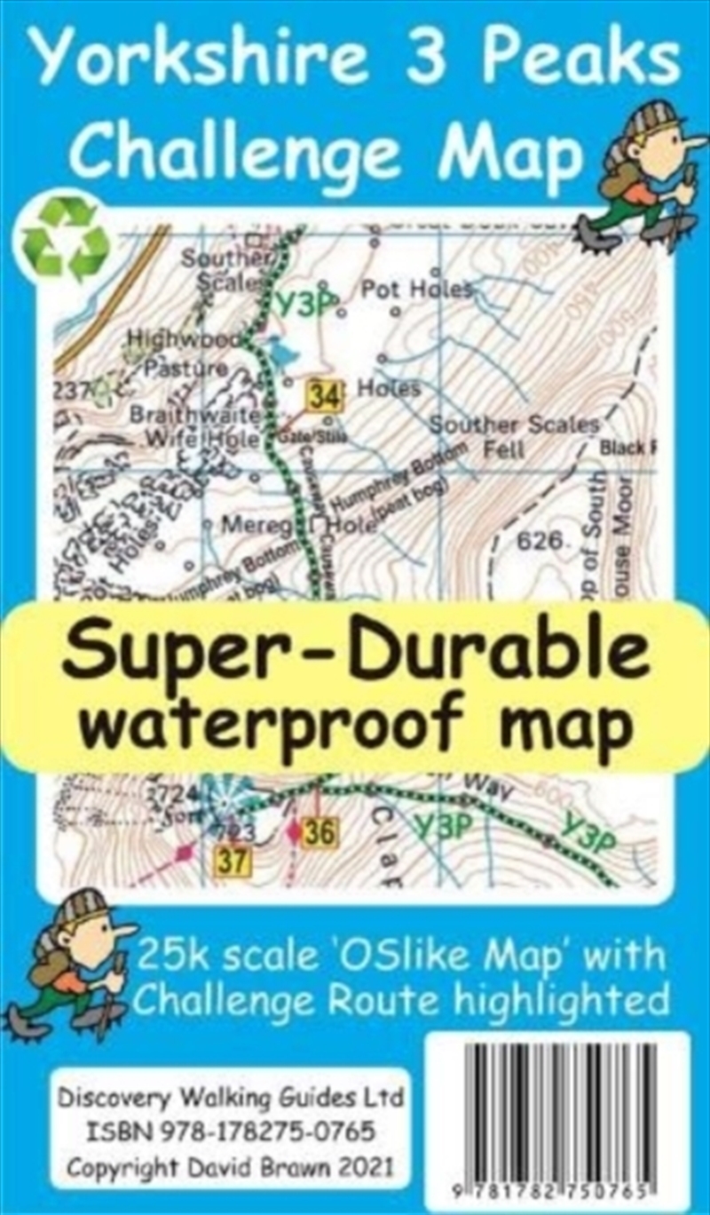Yorkshire 3 Peaks Challenge Map And Guide/Product Detail/Geography
