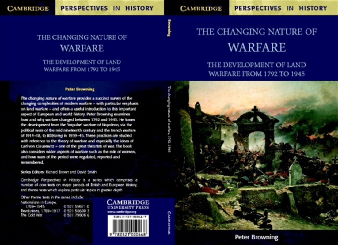 The Changing Nature Of Warfare : 1792–1945/Product Detail/Military