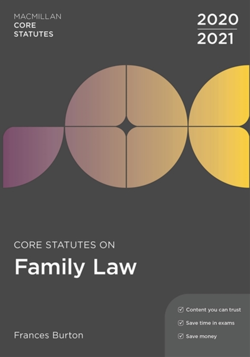 Core Statutes On Family Law 2020-21/Product Detail/Law