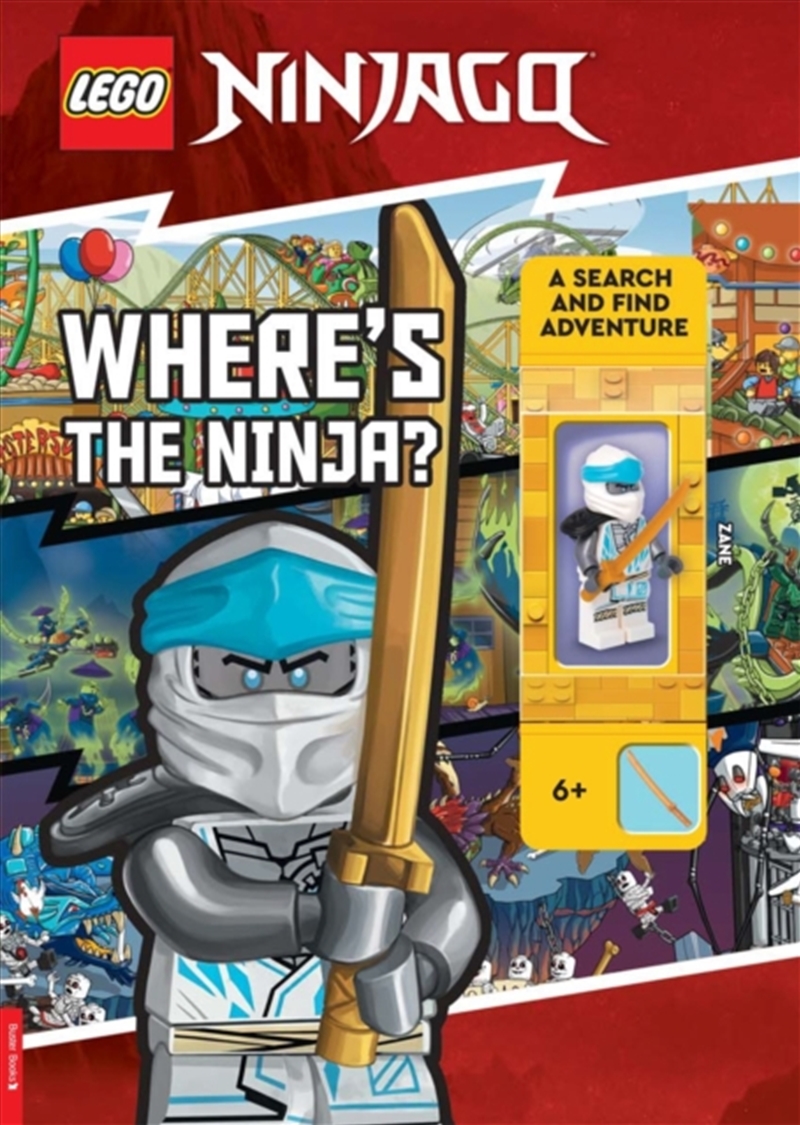 Lego Ninjago: Where's The Ninja? A Search And Find Adventure (With Zane Minifigure)/Product Detail/Kids Activity Books