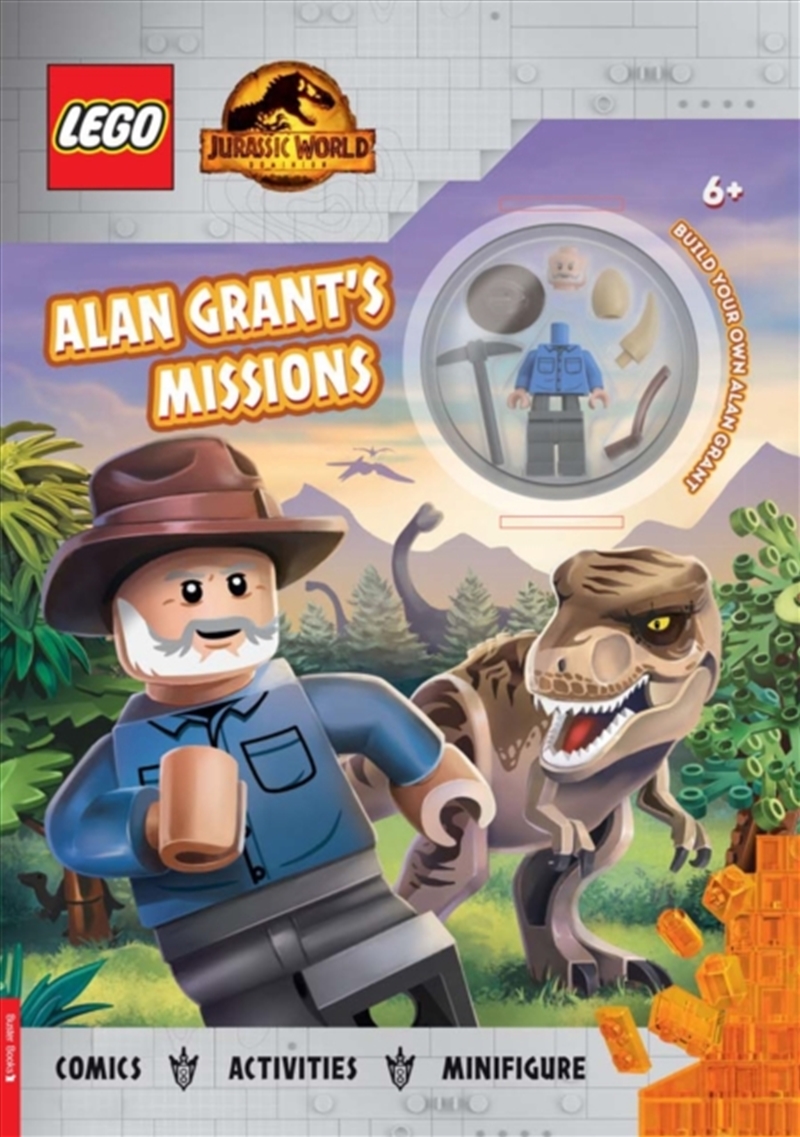 Lego Jurassic World: Alan Grant's Missions: Activity Book With Alan Grant Minifigure/Product Detail/Kids Activity Books