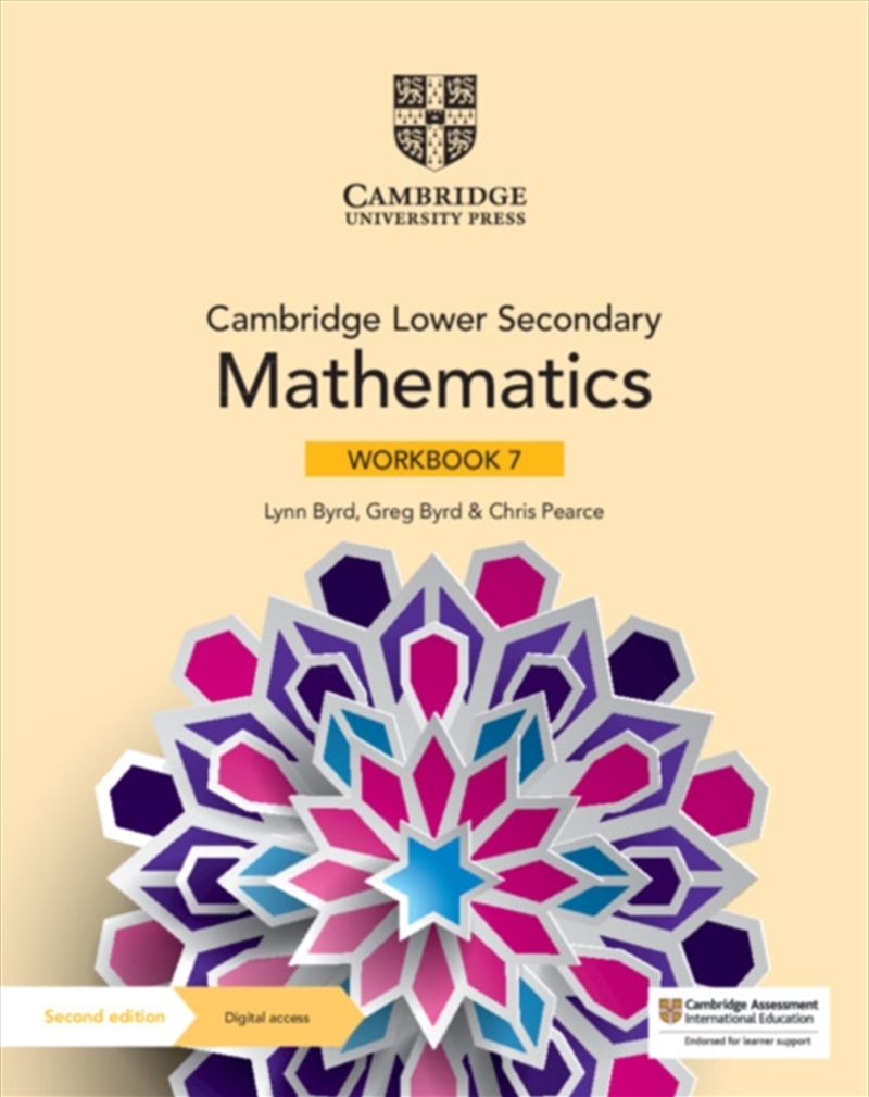 Cambridge Lower Secondary Mathematics Workbook 7 With Digital Access (1 Year)/Product Detail/Maths