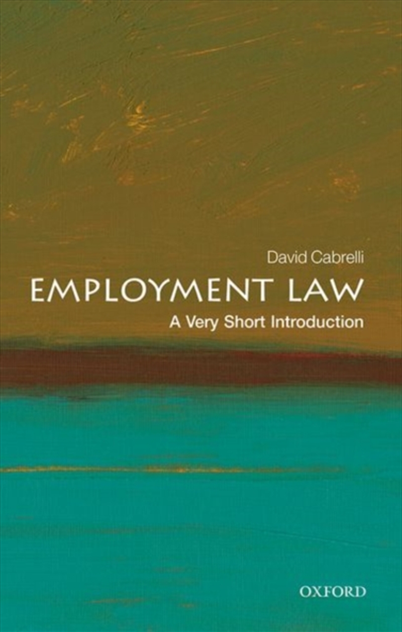 Employment Law : A Very Short Introduction/Product Detail/Law