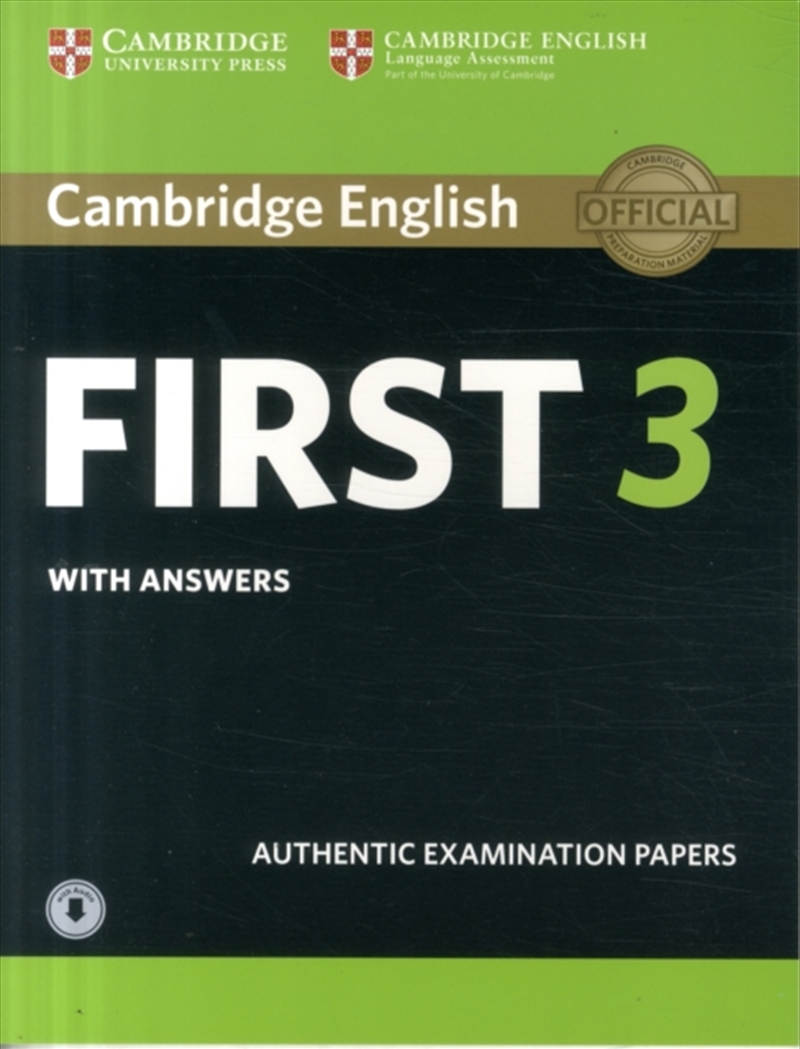 Cambridge English First 3 Student's Book With Answers With Audio/Product Detail/English