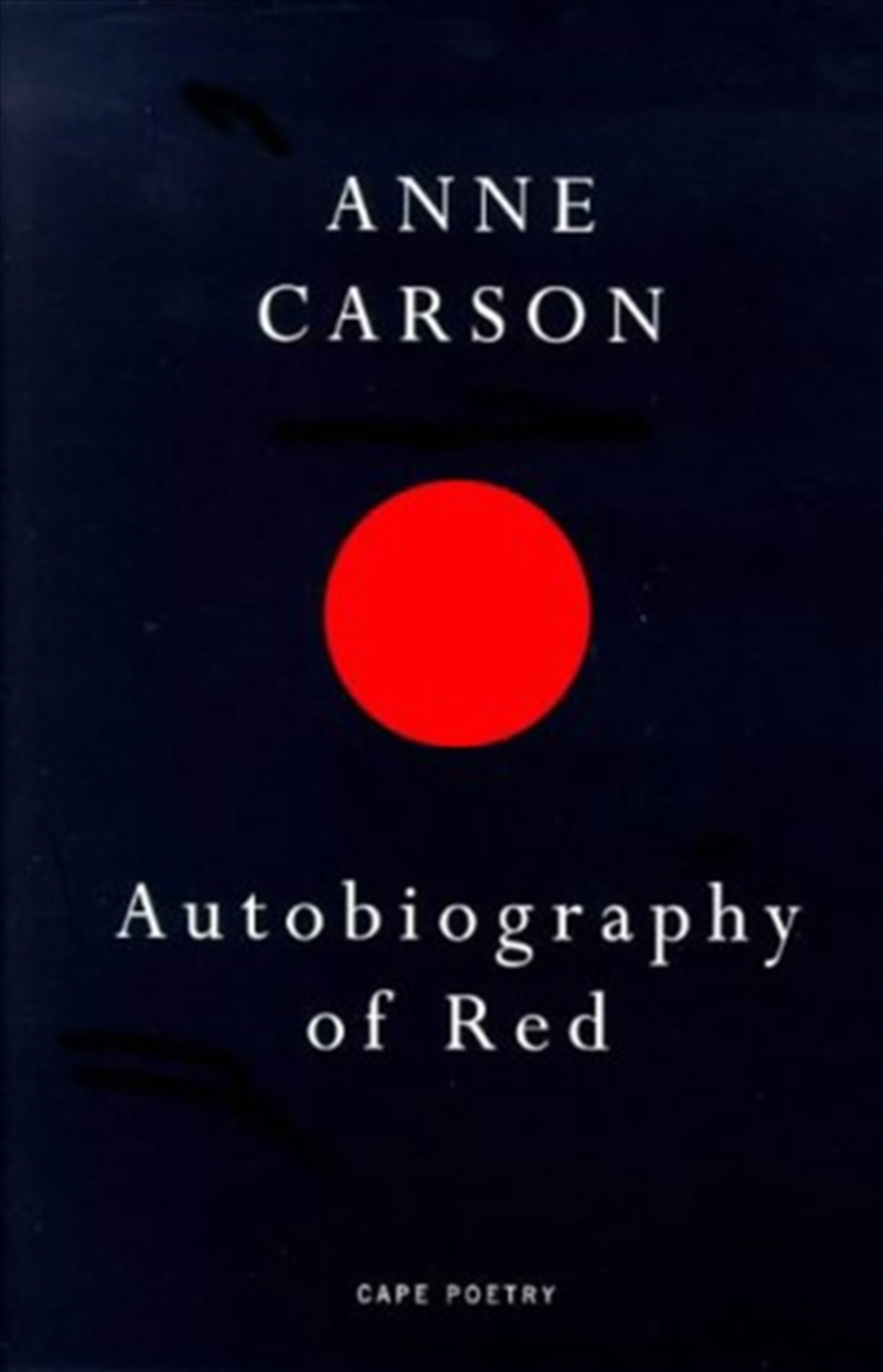 Autobiography Of Red/Product Detail/Poetry
