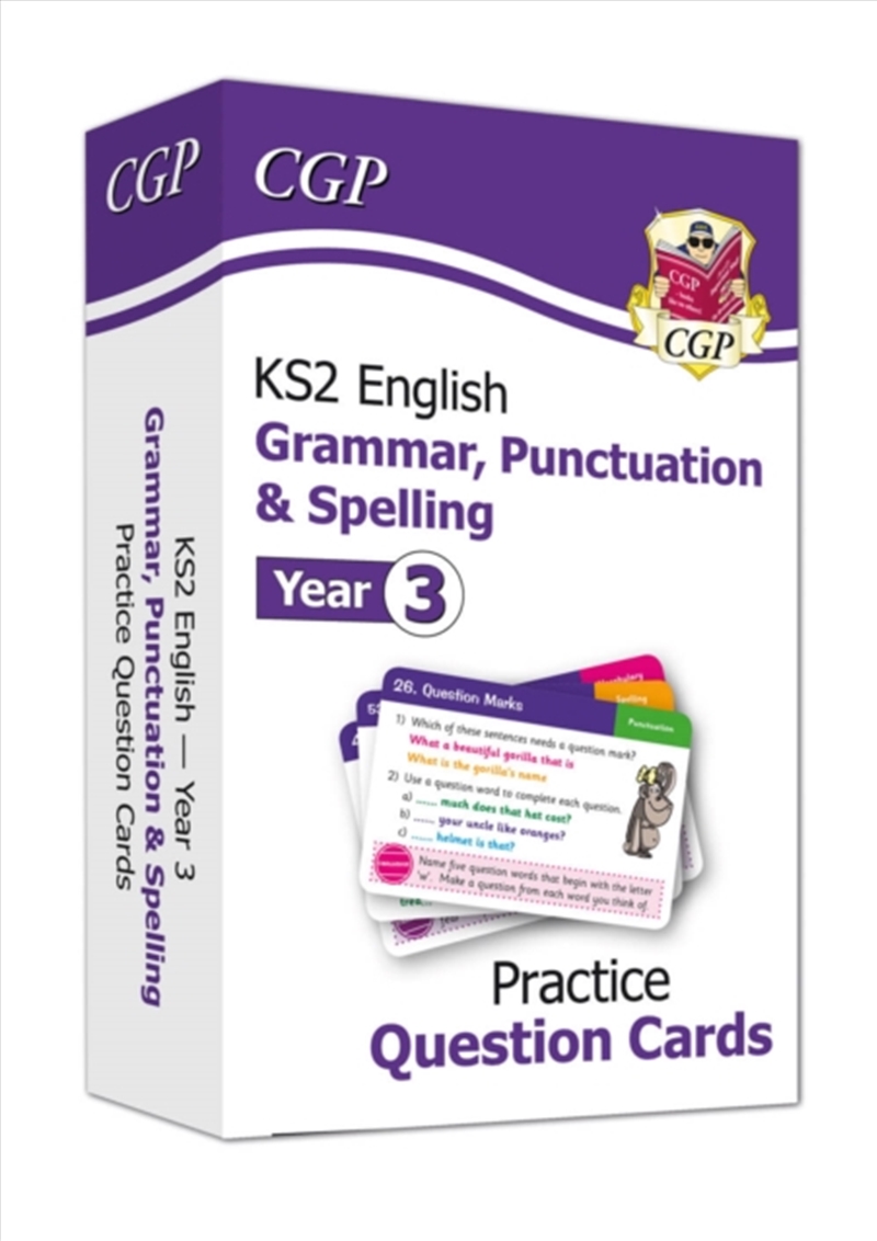 Ks2 English Year 3 Practice Question Cards: Grammar, Punctuation & Spelling/Product Detail/English