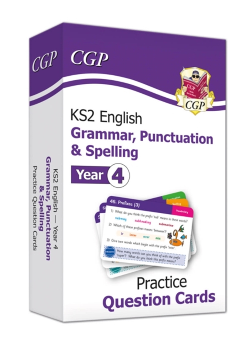 Ks2 English Year 4 Practice Question Cards: Grammar, Punctuation & Spelling/Product Detail/English