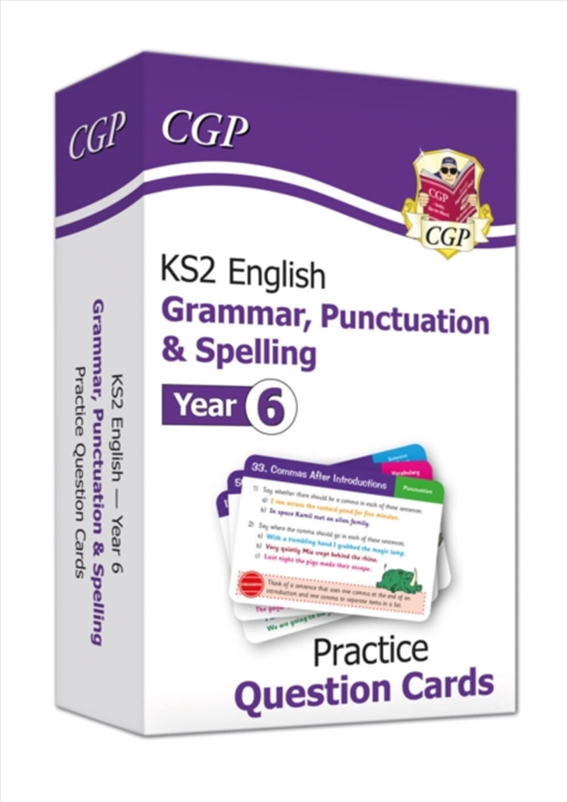 Ks2 English Year 6 Practice Question Cards: Grammar, Punctuation & Spelling/Product Detail/English