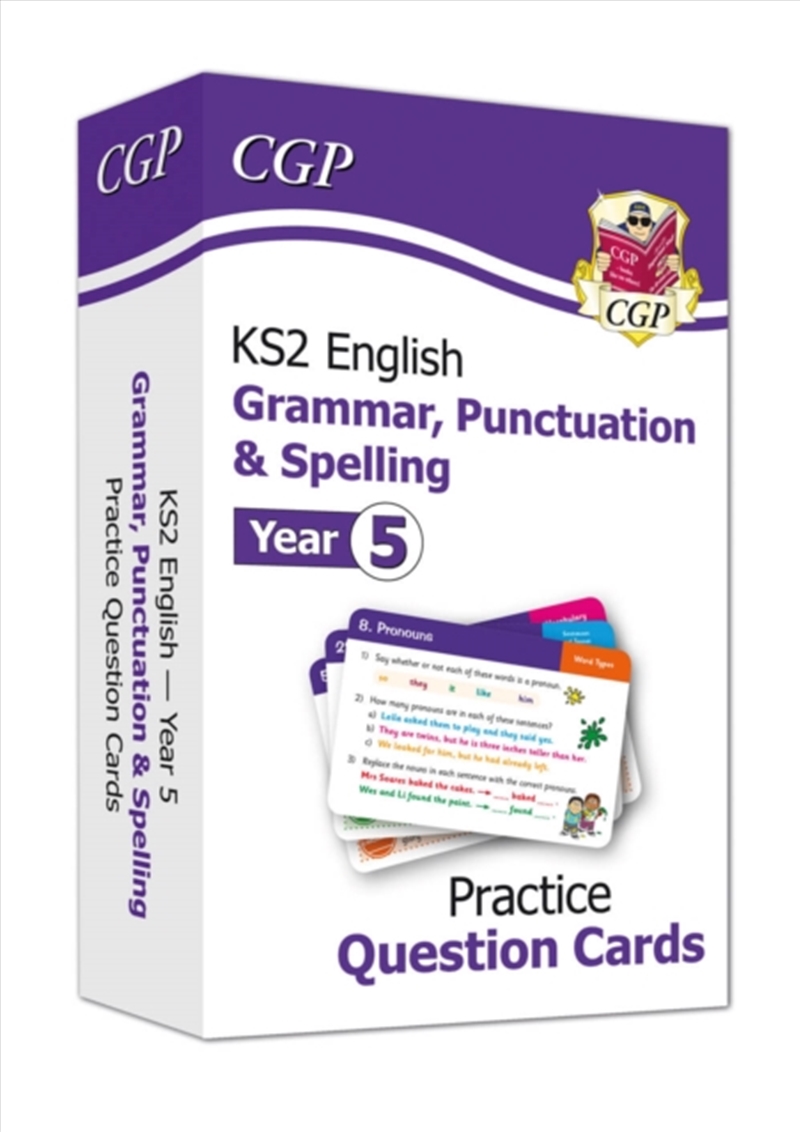 Ks2 English Year 5 Practice Question Cards: Grammar, Punctuation & Spelling/Product Detail/English