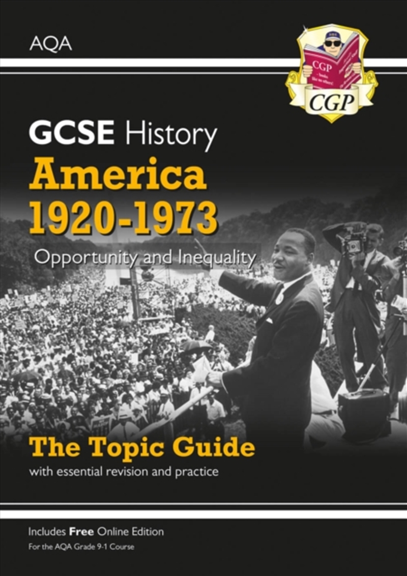 Gcse History Aqa Topic Revision Guide - America, 1920-1973: Opportunity And Inequality/Product Detail/Education & Textbooks