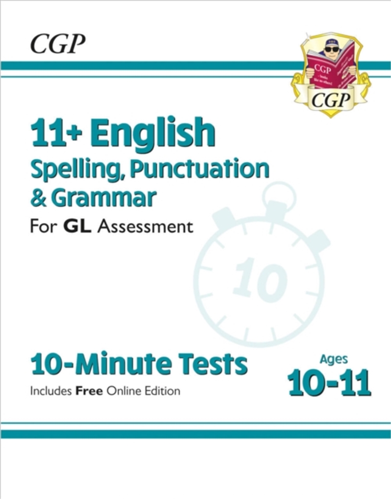 11+ Gl 10-Minute Tests: English Spelling, Punctuation & Grammar - Ages 10-11 Book 1 (With Online Ed)/Product Detail/English