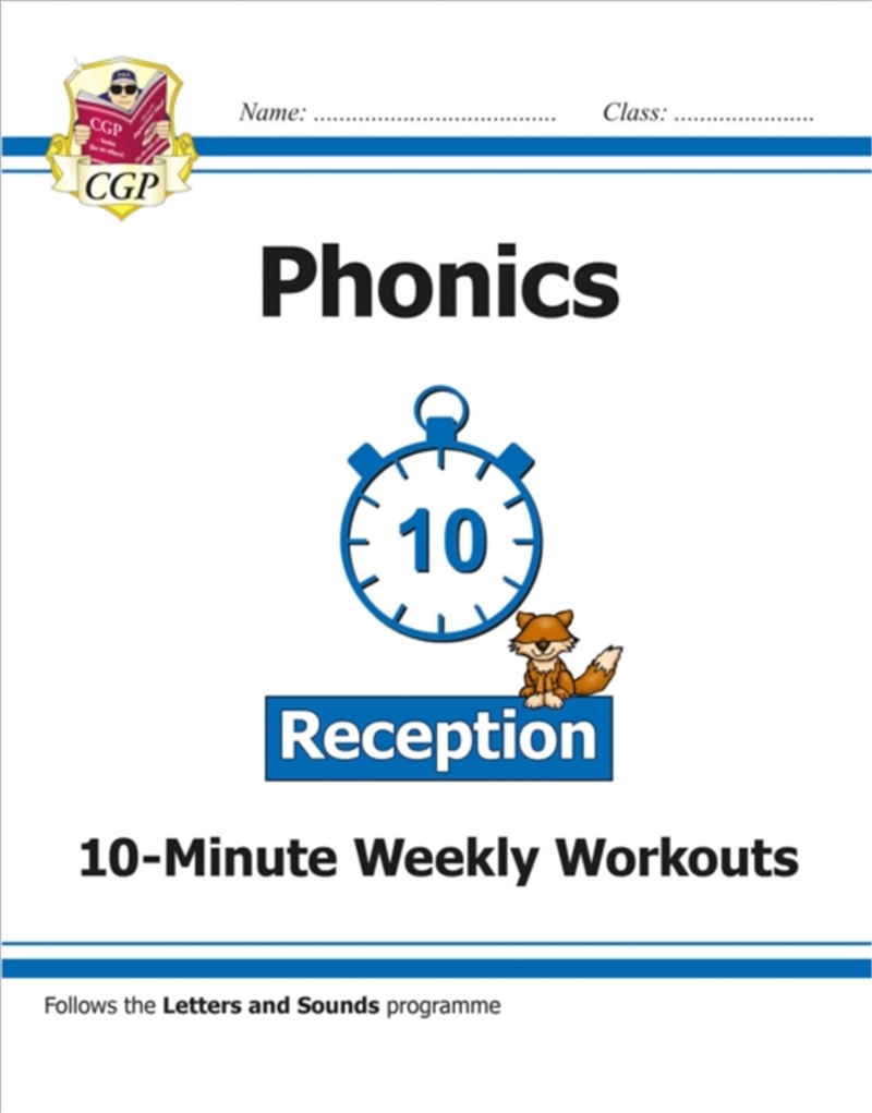 Reception English Phonics 10-Minute Weekly Workouts/Product Detail/English