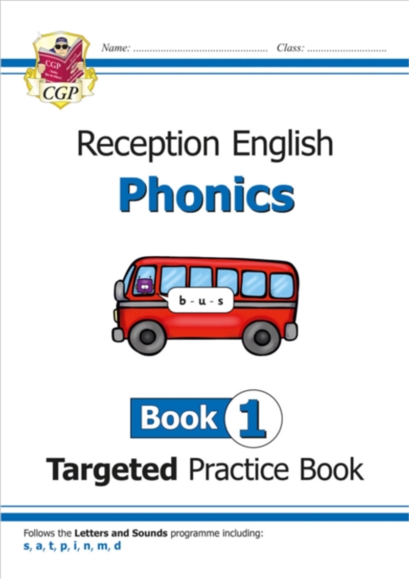 Reception English Phonics Targeted Practice Book - Book 1/Product Detail/English