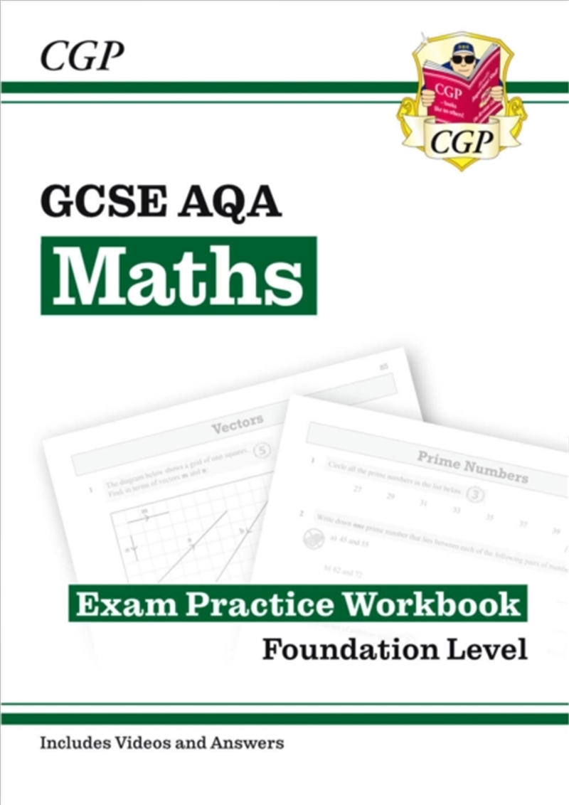Gcse Maths Aqa Exam Practice Workbook: Foundation - Includes Video Solutions And Answers/Product Detail/Maths