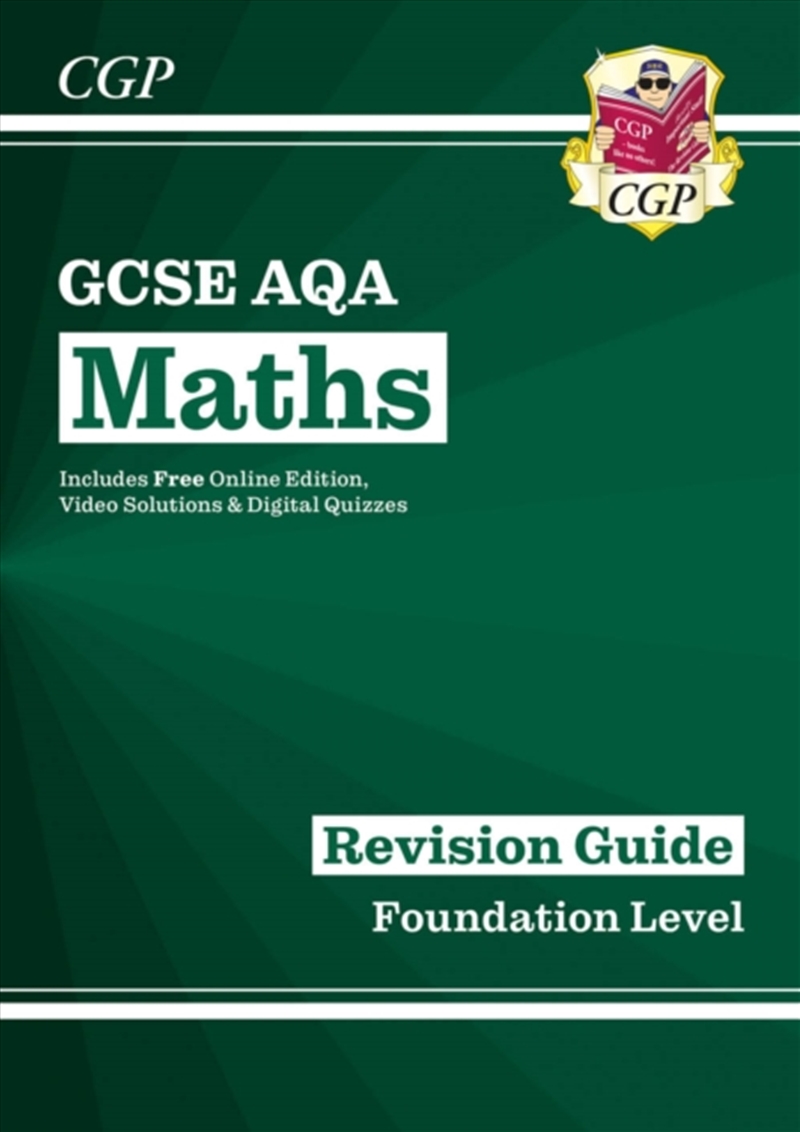 Gcse Maths Aqa Revision Guide: Foundation Inc Online Edition, Videos & Quizzes/Product Detail/Maths