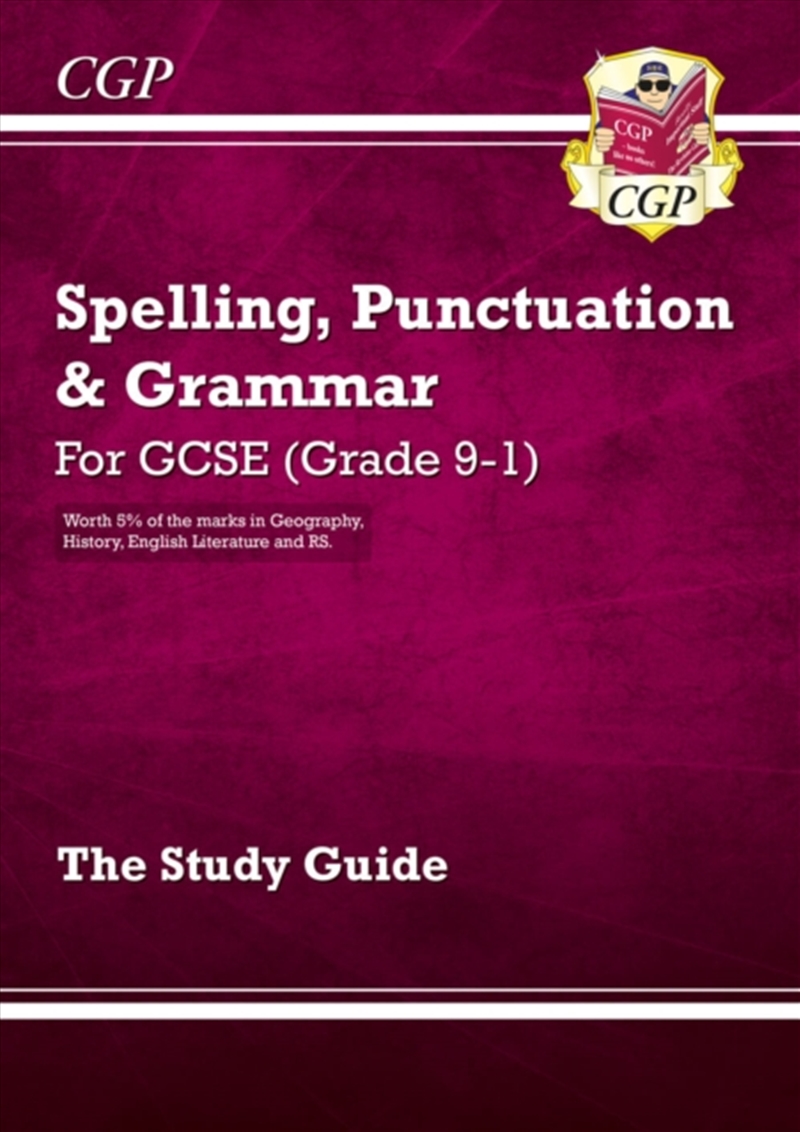 Gcse Spelling, Punctuation And Grammar Study Guide/Product Detail/English