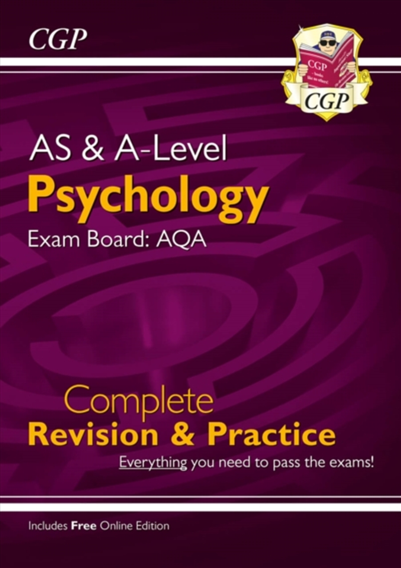 A-Level And As Psychology: Aqa Complete Revision & Practice With Online Edition (For Exams In 2026)/Product Detail/Education & Textbooks