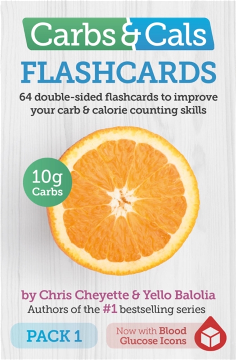 Carbs & Cals Flashcards Pack 1 : 64 Double-Sided Flashcards To Improve Your Carb & Calorie Counting/Product Detail/Fitness, Diet & Weightloss
