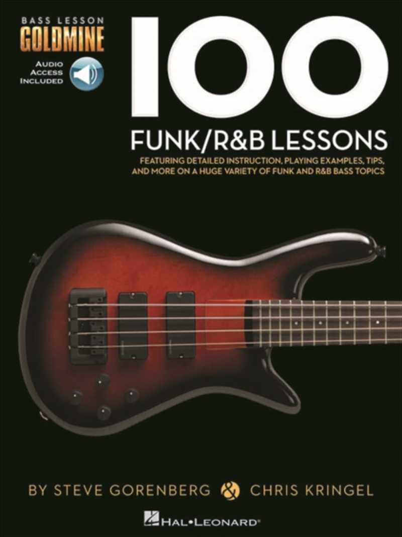 Buy 100 Funk/R&B Lessons : Bass Lesson Goldmine Series Online | Sanity