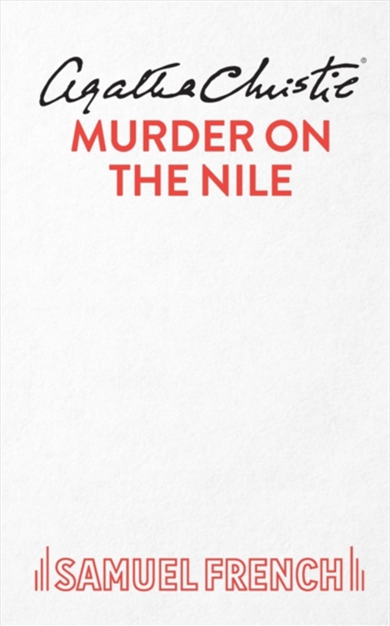 Murder On The Nile : Play/Product Detail/Literature & Poetry