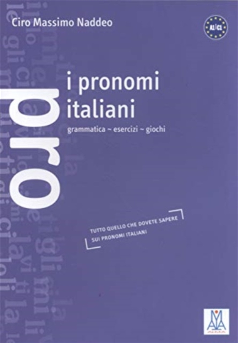 I Pronomi Italiani/Product Detail/Language & Linguistics