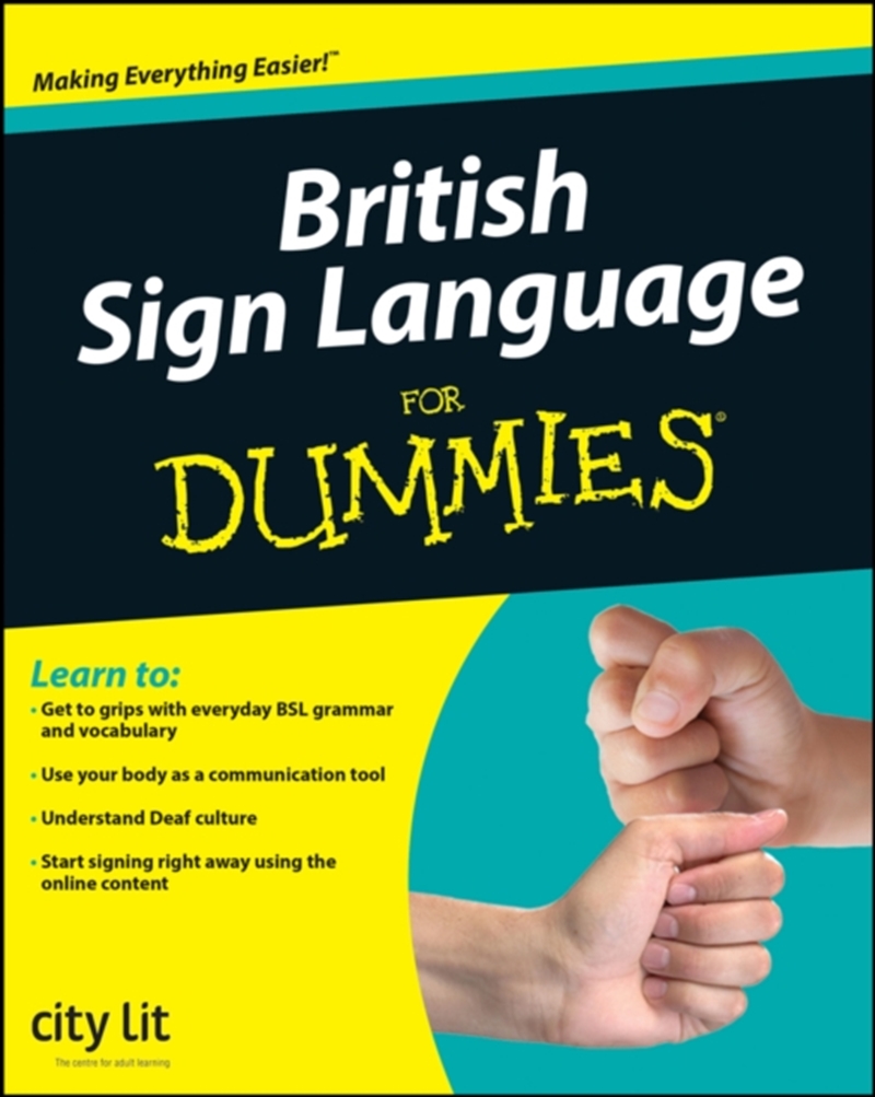British Sign Language For Dummies/Product Detail/Language & Linguistics