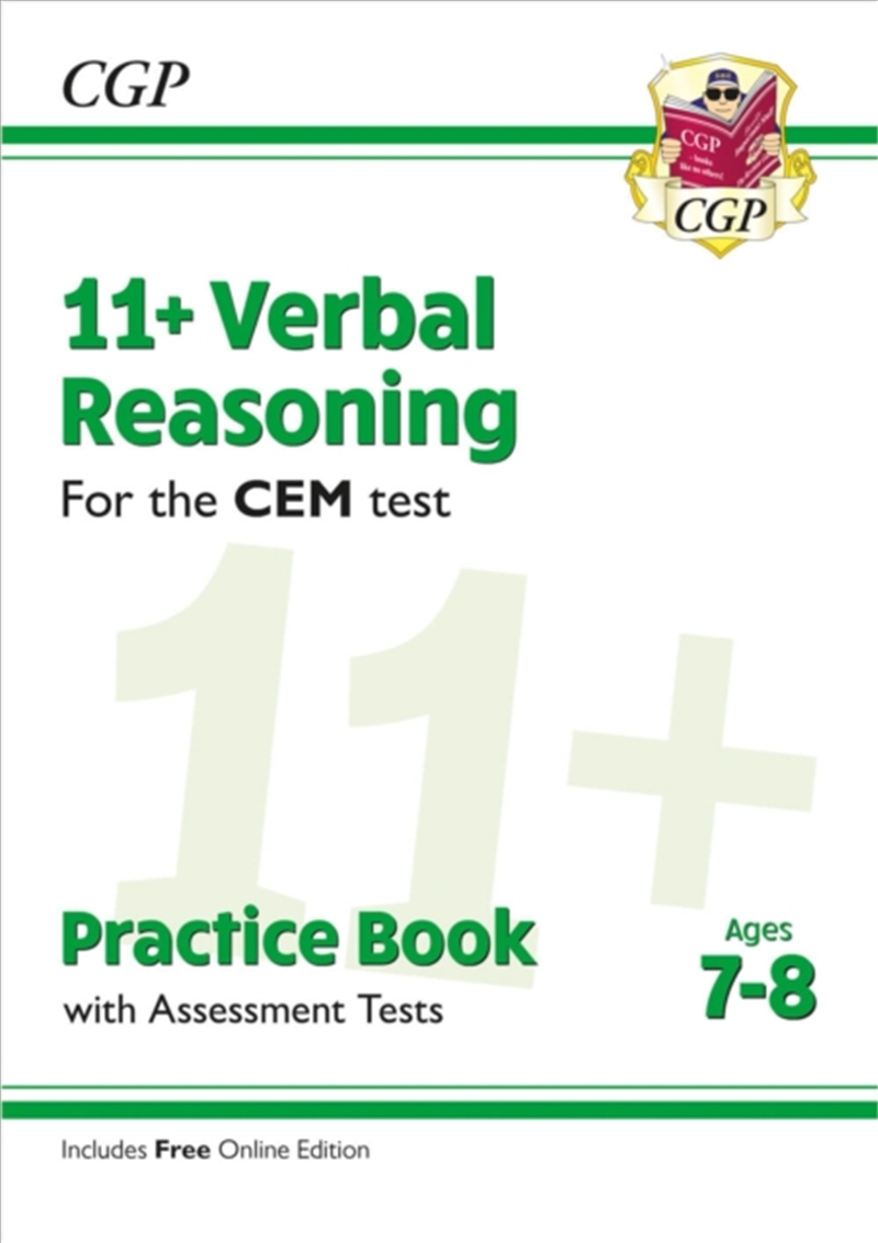 11+ Cem Verbal Reasoning Practice Book & Assessment Tests - Ages 7-8 (With Online Edition)/Product Detail/Education & Textbooks