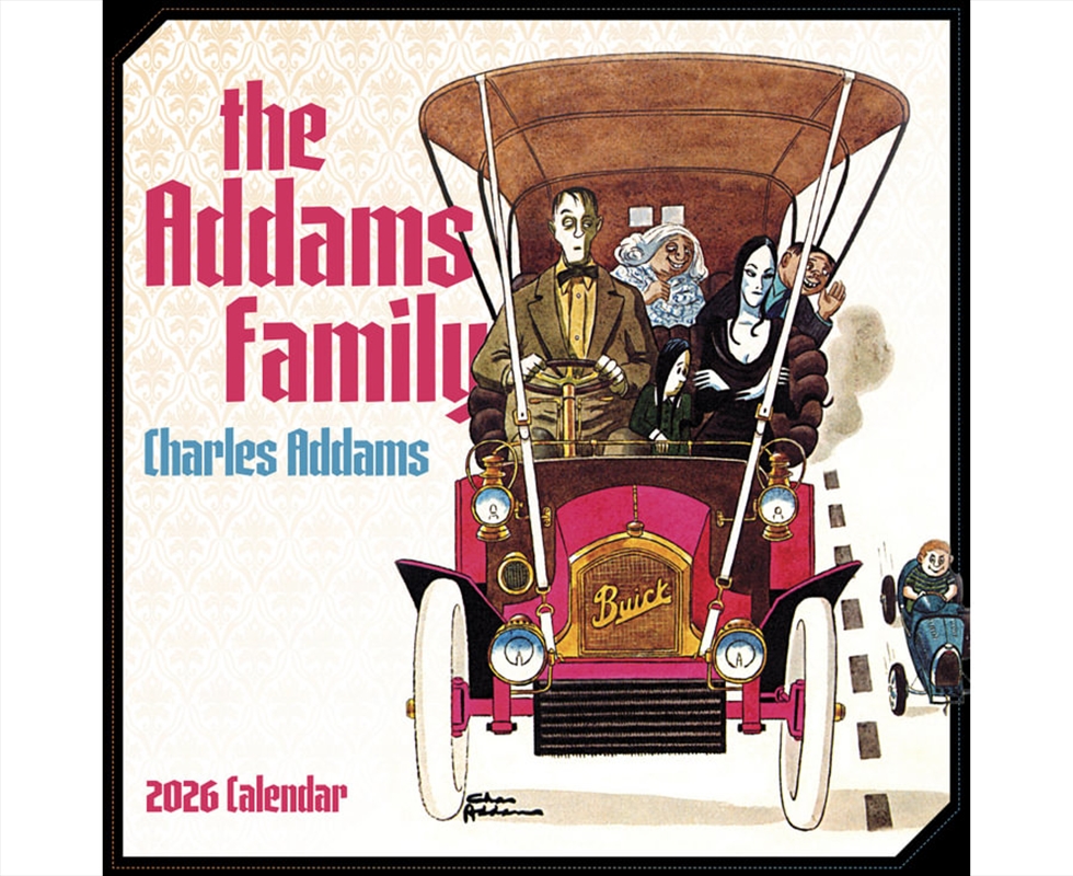 Charles Addams: The Addams Family 2026 Wall Calendar/Product Detail/Calendars & Diaries