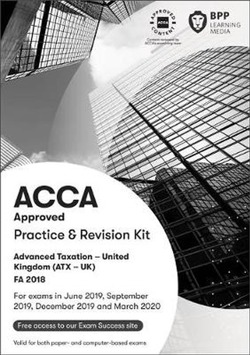 Acca Advanced Taxation Fa2018 : Practice And Revision Kit/Product Detail/Accounting & Finance