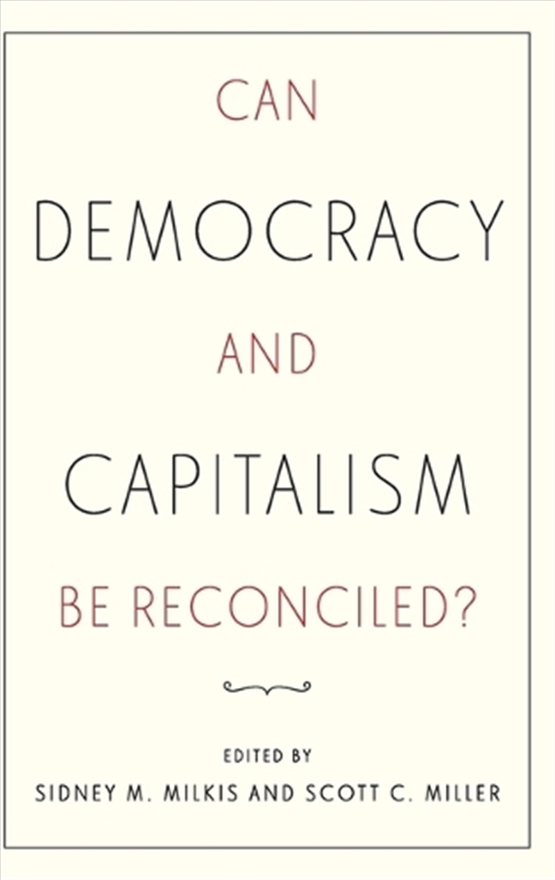 Can Democracy And Capitalism Be Reconciled?/Product Detail/Politics & Government