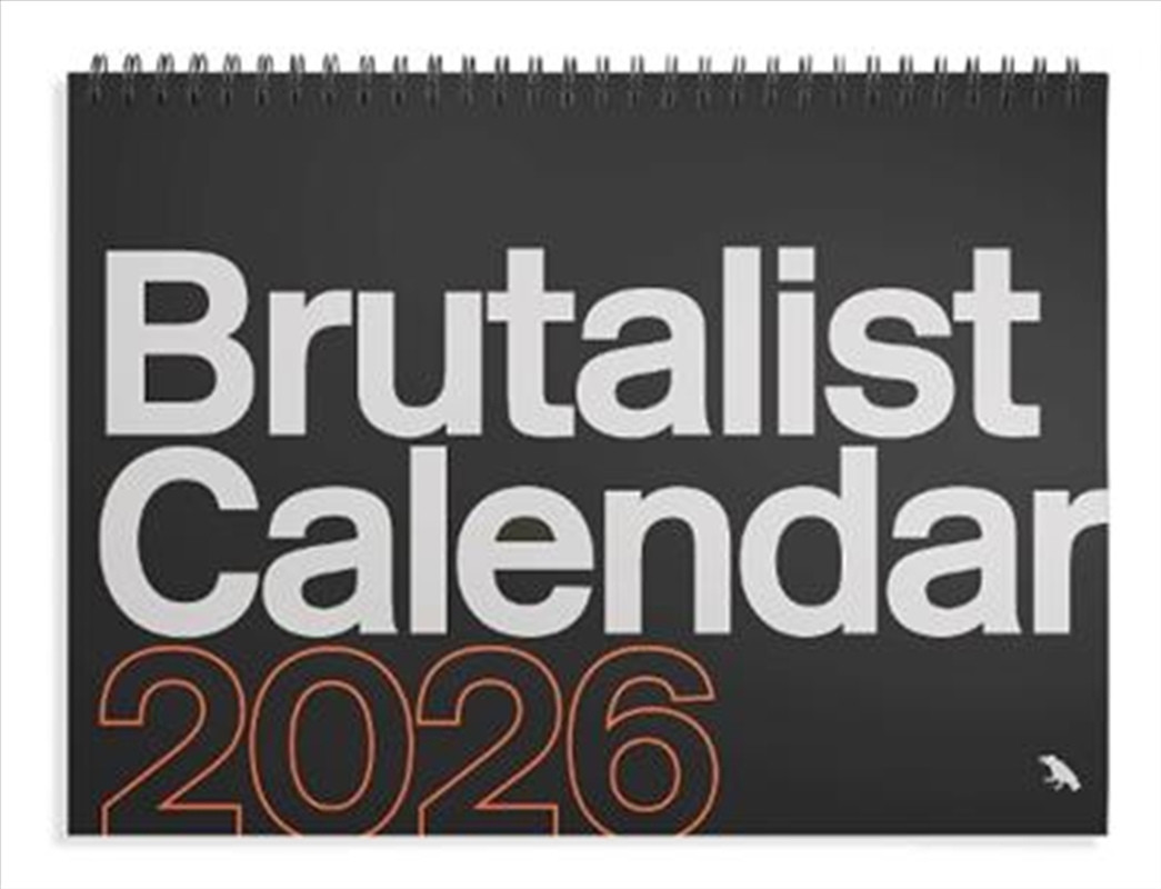 Brutalist Calendar 2026/Product Detail/Calendars & Diaries