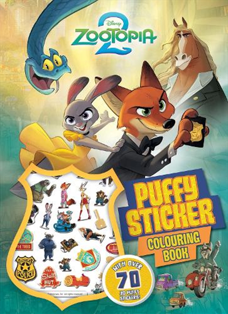 Zootopia 2: Puffy Sticker Colouring Book/Product Detail/Kids Activity Books