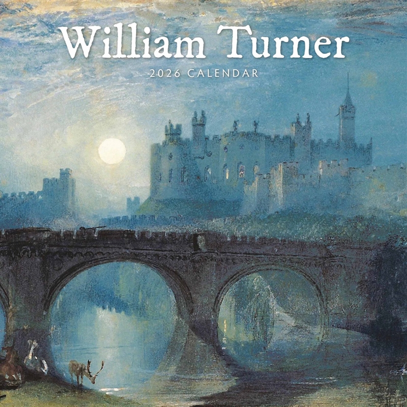 William Turner 2026 Square Wall Calendar/Product Detail/Calendars & Diaries