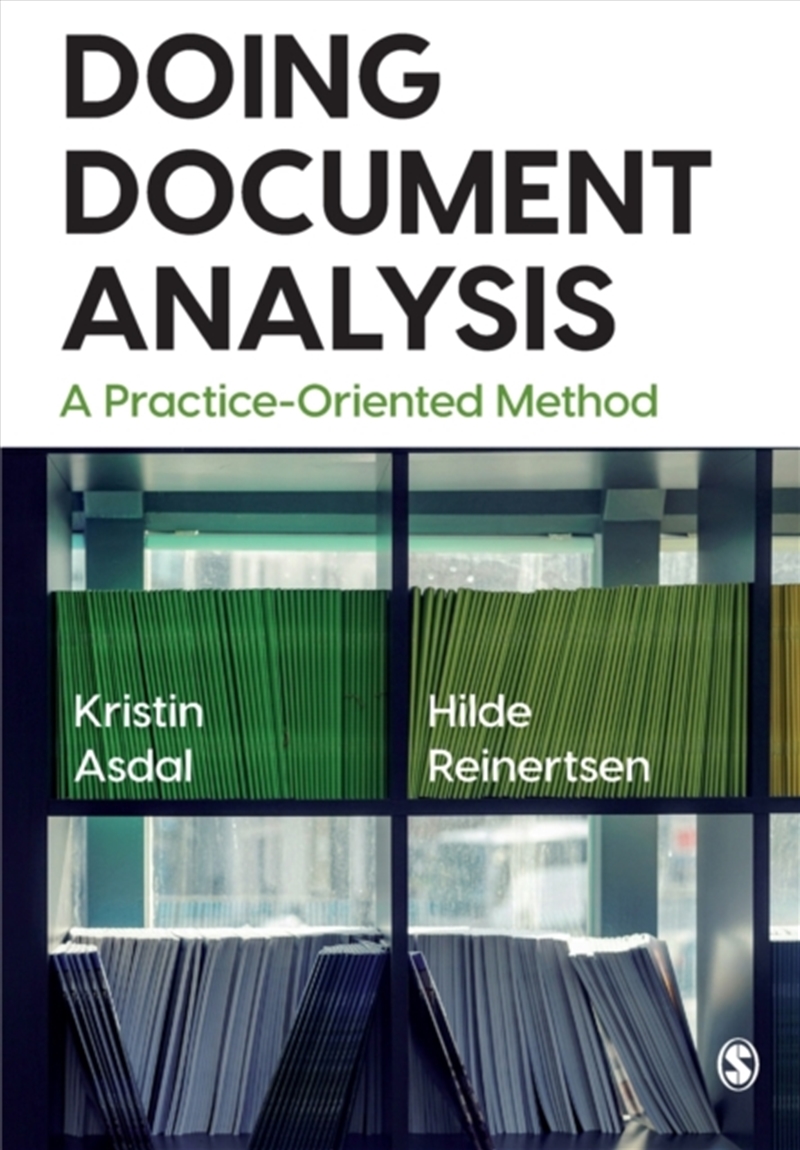 Doing Document Analysis : A Practice-Oriented Method/Product Detail/Society & Culture