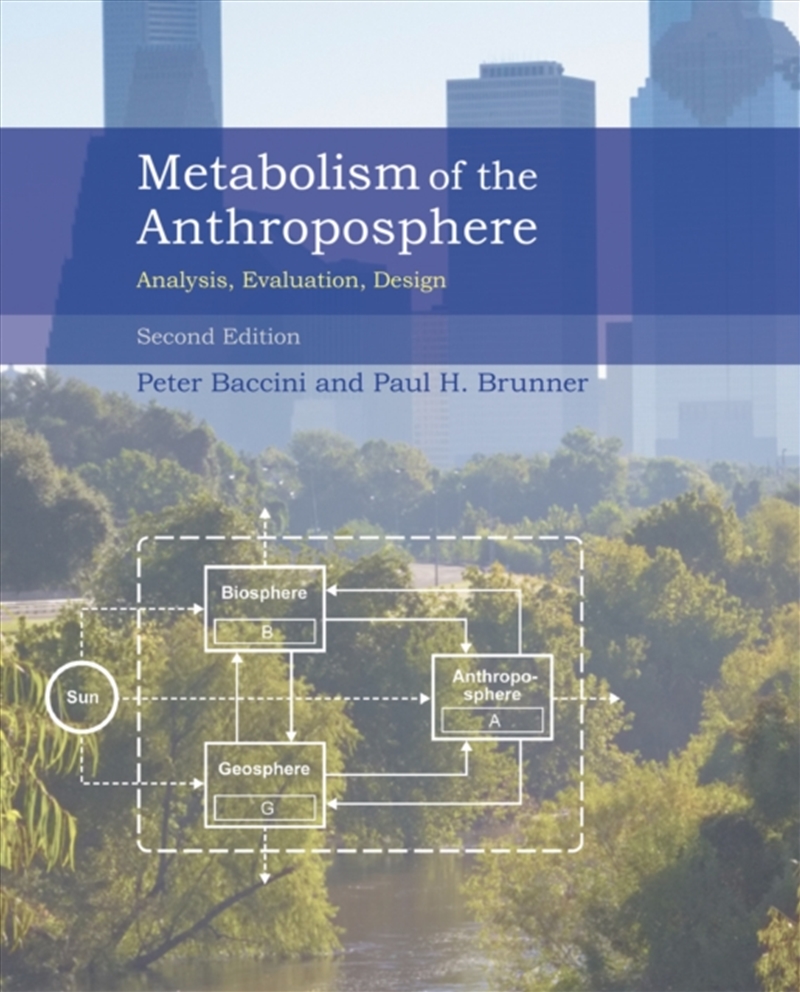 Metabolism Of The Anthroposphere : Analysis, Evaluation, Design/Product Detail/Science