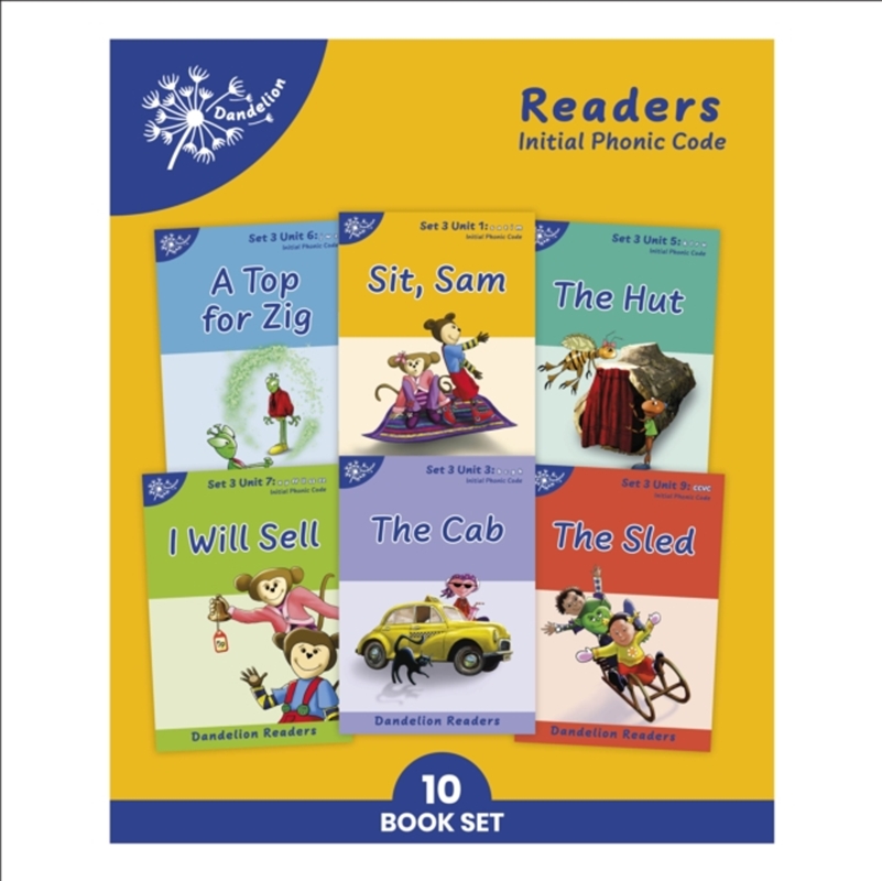 Phonic Books Dandelion Readers Set 3 Units 1-10 : Sounds Of The Alphabet And Adjacent Consonants/Product Detail/English